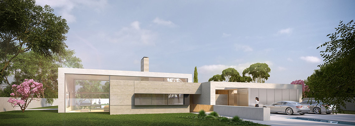 We won the architecture competition for 9 single-family homes in Valdemarín